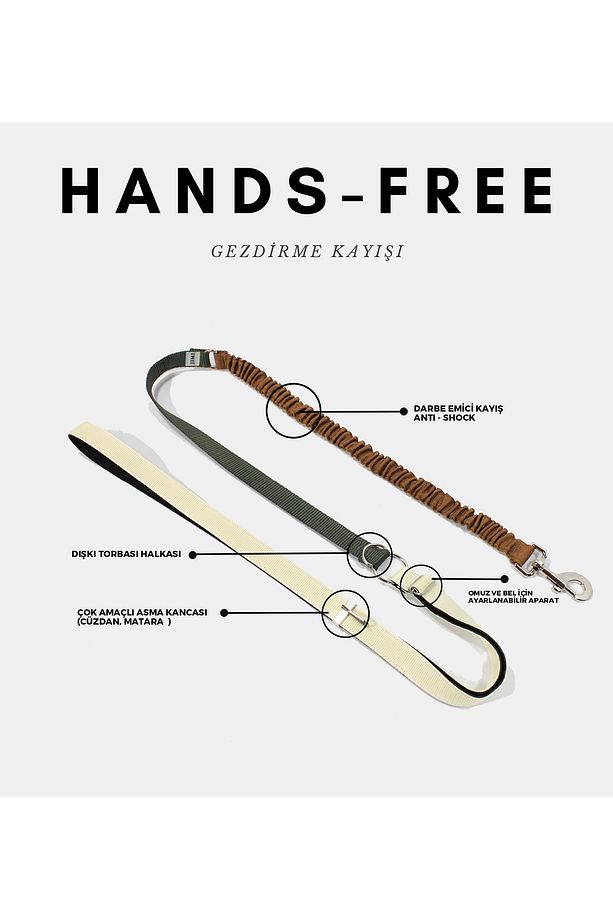 RETRO HANDS FREE ELLER SERBEST GEZDİRME KAYIŞI - 1