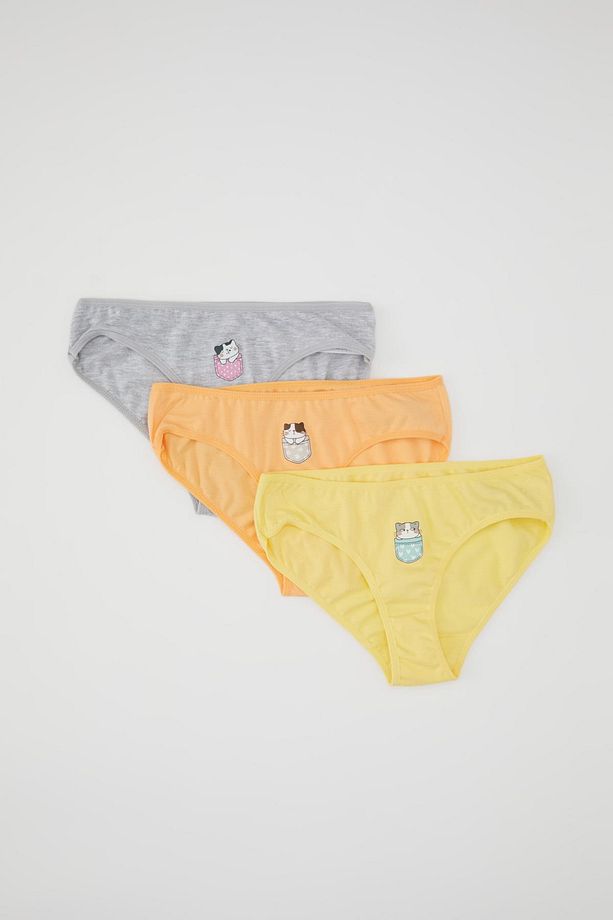 Kız Çocuk 3'lü Slip Külot B8377a824sp - 5