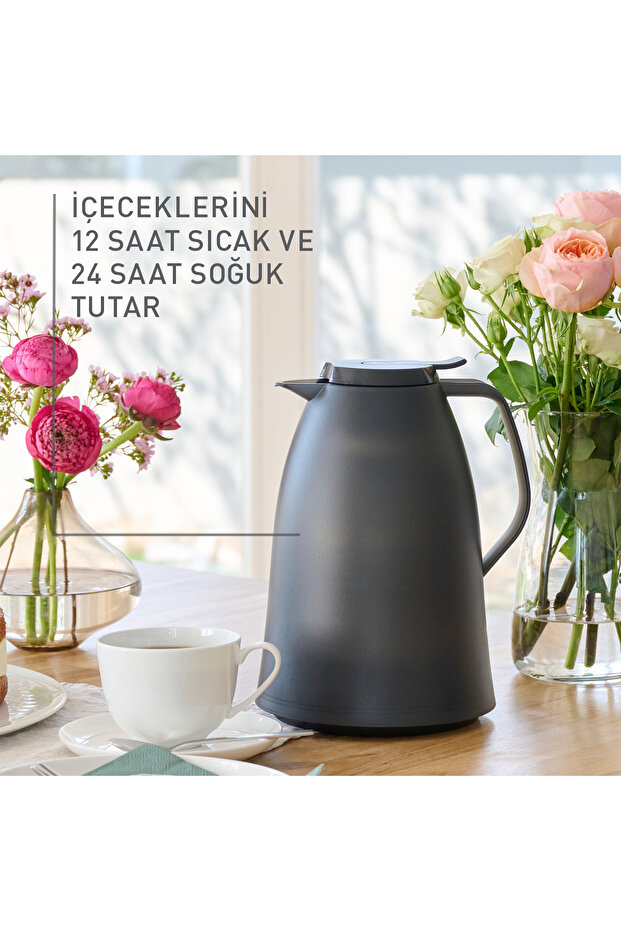 Mambo Paslanmaz Çelik Isı Yalıtımlı 1 Litre Termos [Siyah] - 3100517946 - 1