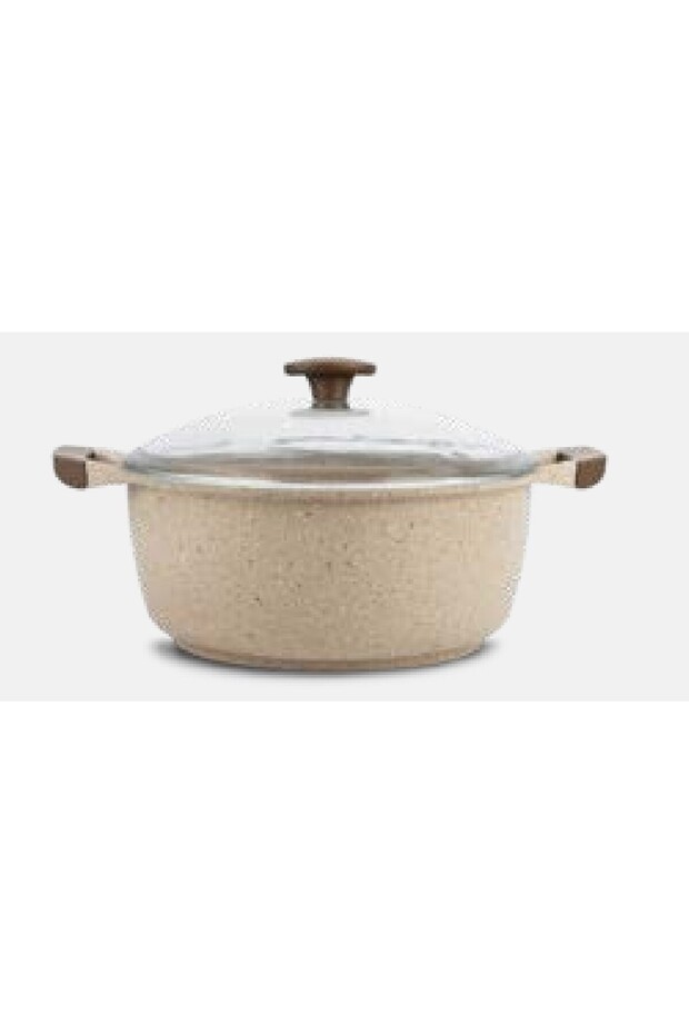 graneu 24 cm derin tencere vizon - 1