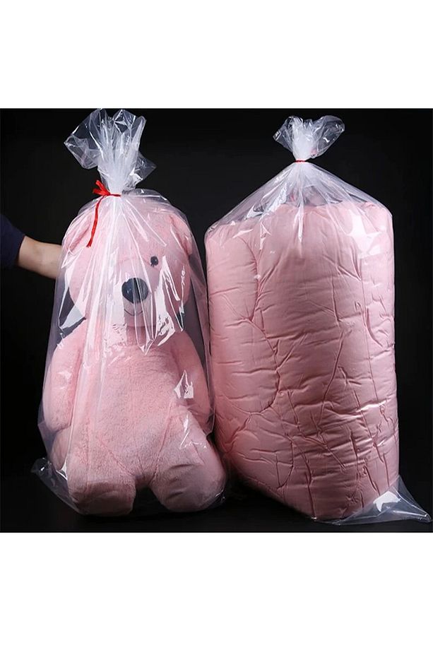 Yorgan Poşeti 70x120cm Yastık Poşeti 10 Adet  Şeker Poşeti Bakliyat Poşeti Kalın ve Yırtılmazdır - 2