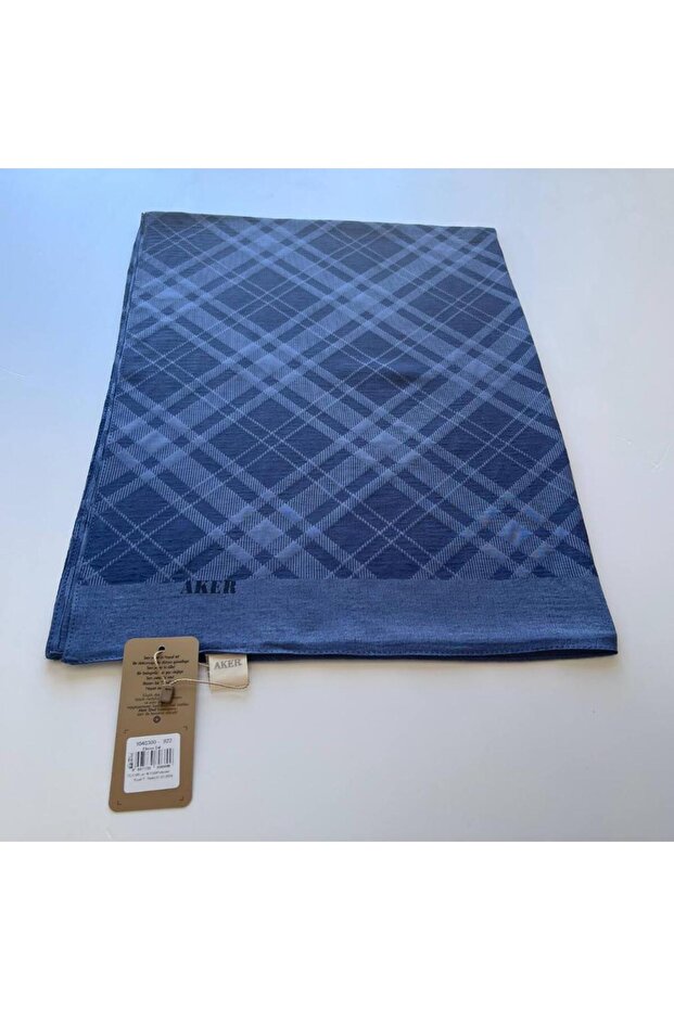 Indigo Ekose Şal - 4
