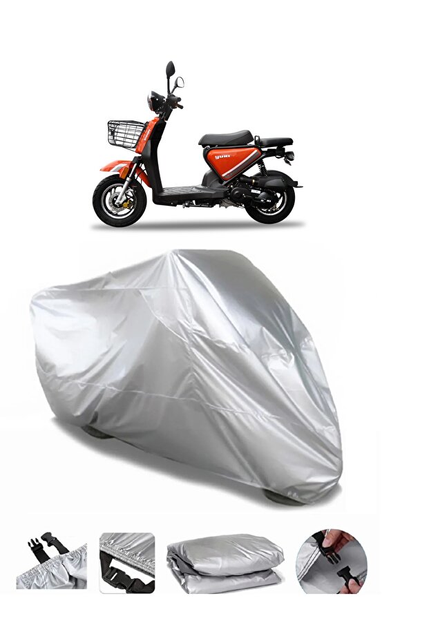 Yuki Qm50Qt-6E Snoopy Back Bag Compatible Tarpaulin Premium Quality Motorcycle Tarpaulin