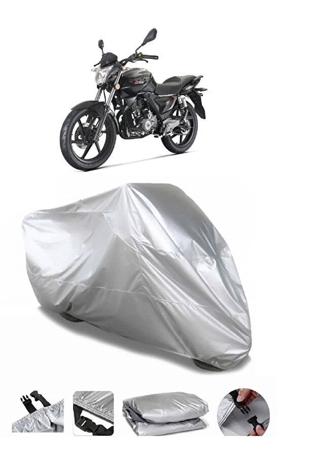 Rks Titanic 150-R Compatible GRAY WATERPROOF MOTORCYCLE BRAND PREMIUM