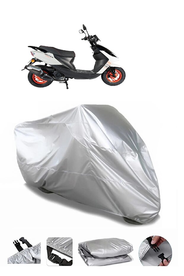 Arora AR 50-11 Ares GRAY WATERPROOF MOTORCYCLE Compatible BRANDASI PREMIUM