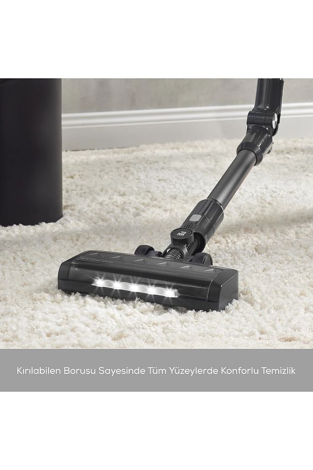 Vantuz Power Pro Hepa Filtreli 2 in 1 Şarj Edilebilir Dik Süpürge Matte Black Silver - 8