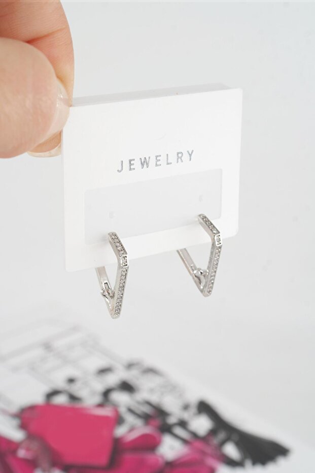 Women's Special Design Zircon Stone 2-Piece Minimal Earrings