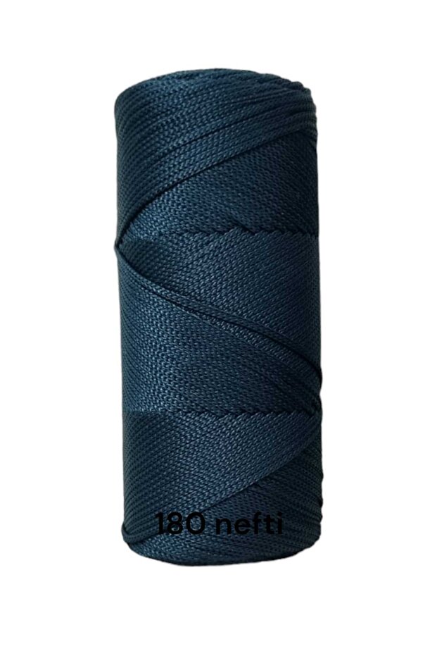 حبل مكرامية من البوليستر 200 جرام حبل مكرامية حقيبة حبل عداء حبل الحياكة رقم 4 - حبل مكرامية 1.4 ملم - 2