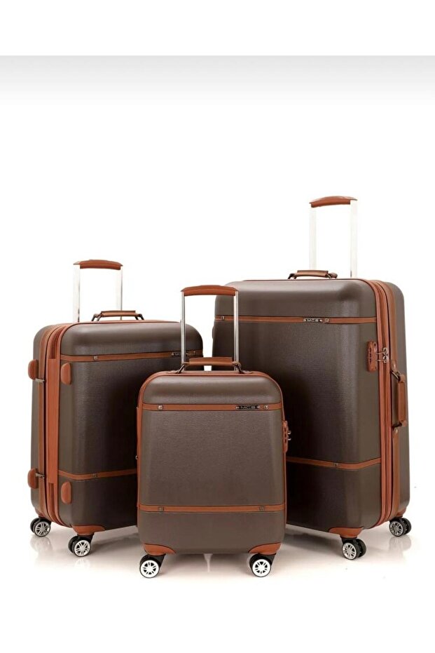 3 LÜ LÜX ABS VALİZ SETİ V209 - 1