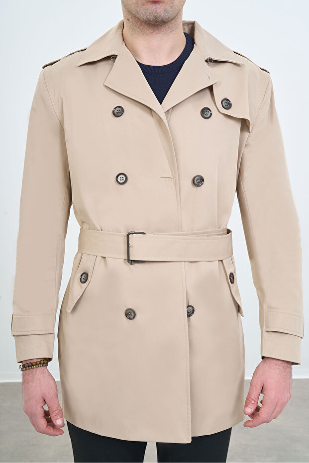 SLİMFİT TRENÇKOT - 6