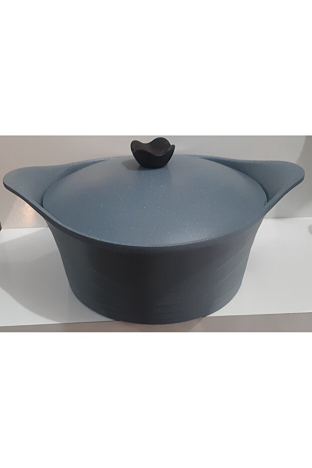 32 Cm Kore Model Açık Gri Derin Tencere - 1