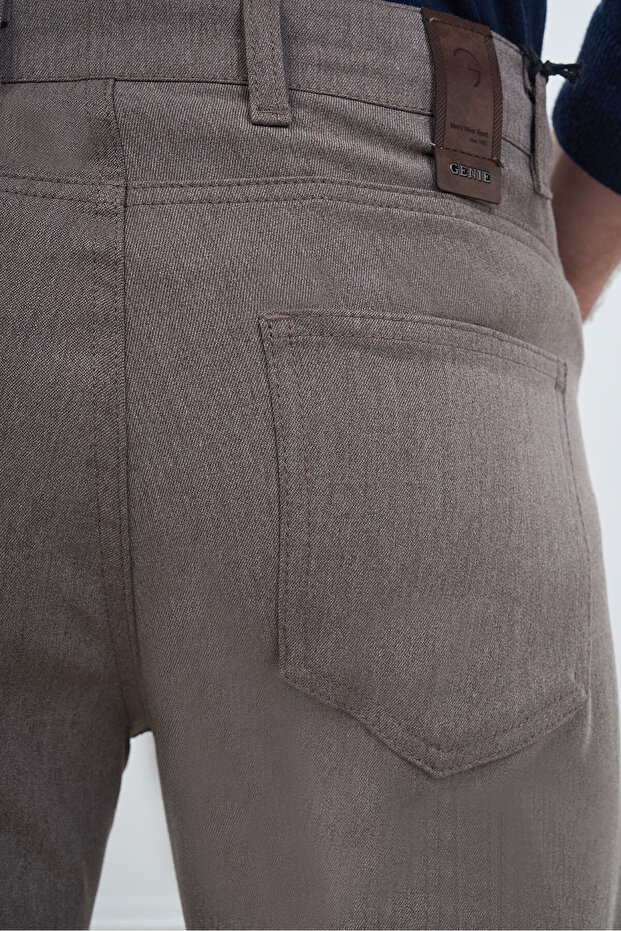 بنطلون ليكرا نحيف مناسب - 4