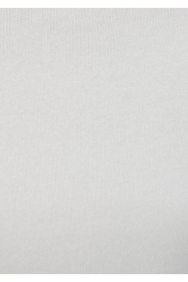 Bisiklet Yaka Gri Basic Sweatshirt 1611769-70074 - 5