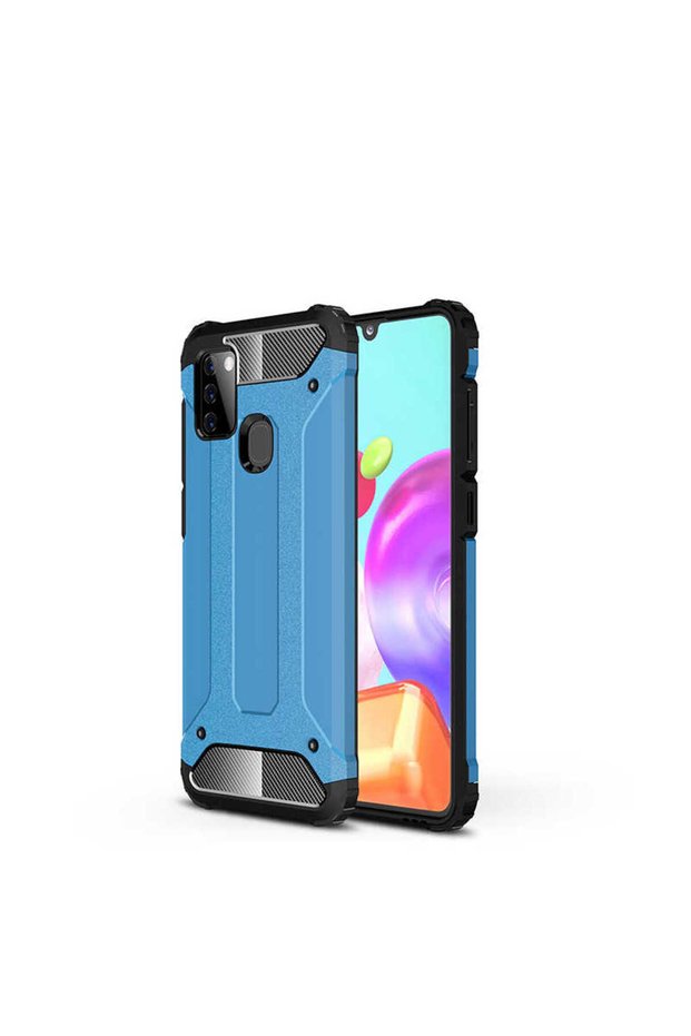 Samsung Galaxy A21S - Case Double Layer Armor Tank Crash Military Cover