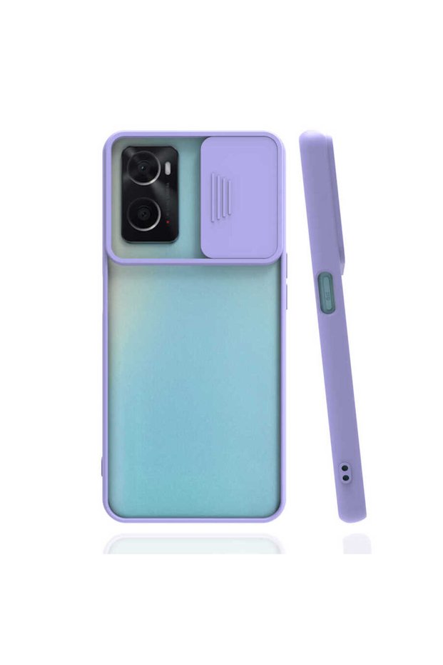 Oppo A36 - Case Slide Sliding Back Frosted Cover the Lens