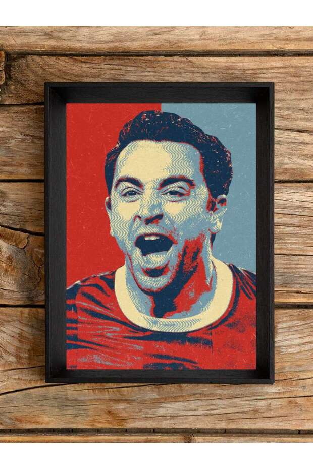 xavi Futbol Poster Çerçevesiz Yüksek Kalite Futbolcu Duvar Poster - 3