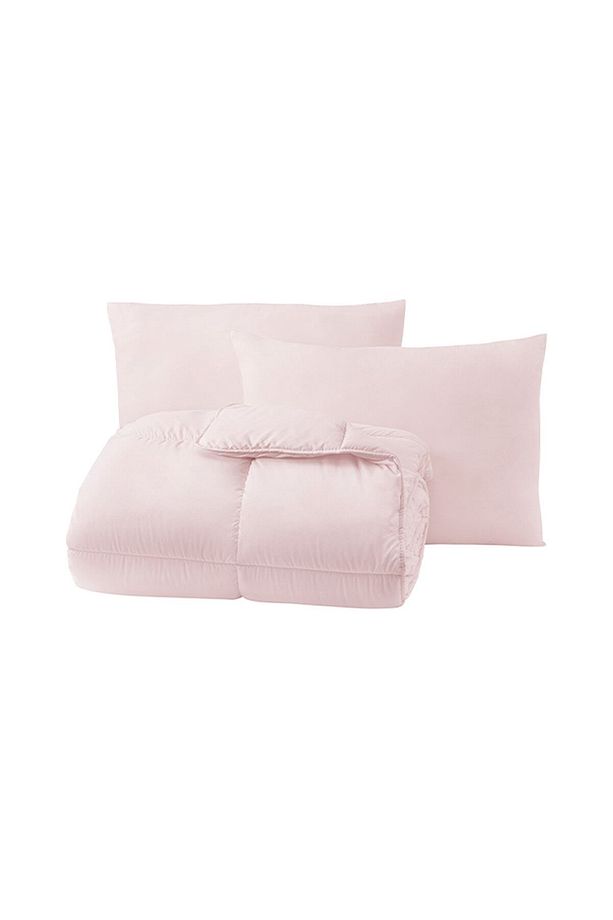 Macaron Tek Kişilik Yorgan - Yastık Set - Pembe - 4