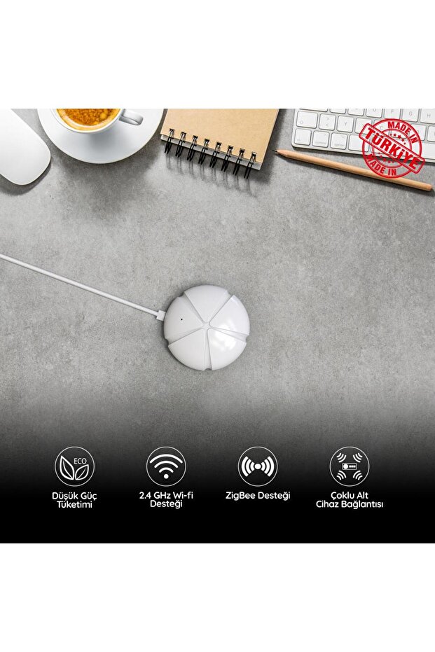Akıllı Isıtma Seti - 3 X Akıllı Termostatik Radyatör Vanası Ve 1 X Zigbee Gateway - 3