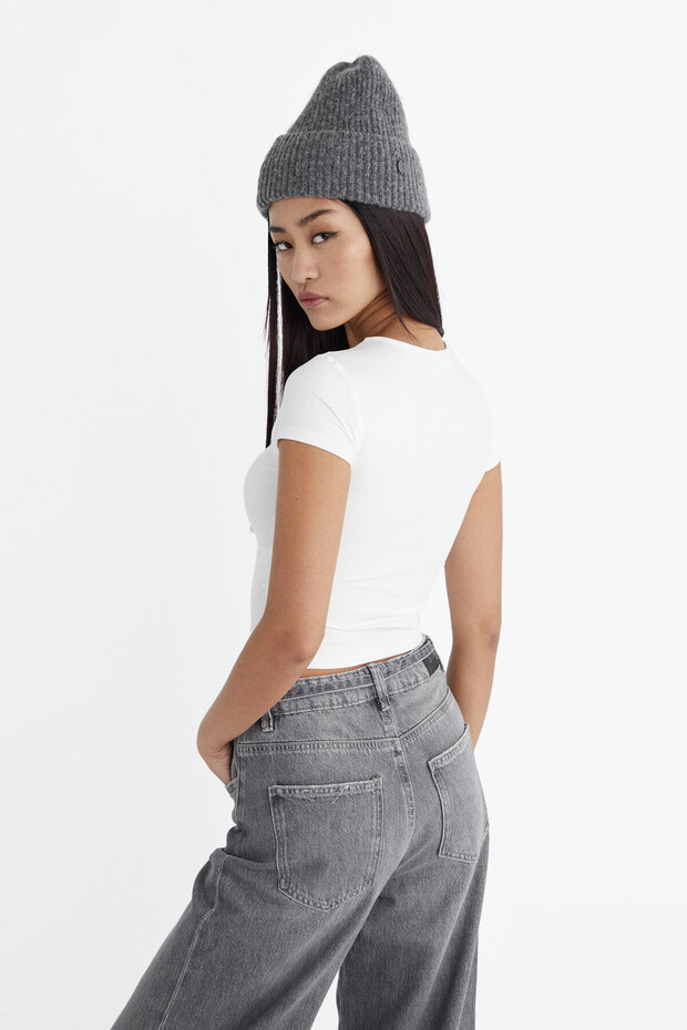 Basic poliamid t-shirt - 3