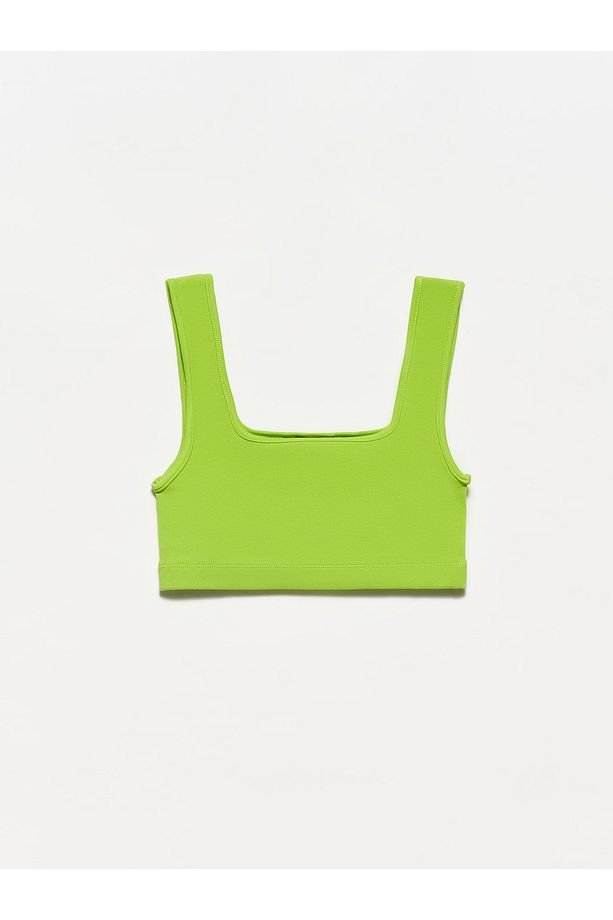 20167 Crop Top-lime - 1