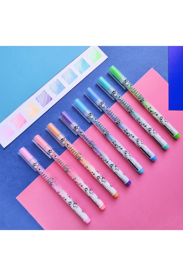 Sketch&art Uni Write Jel Kalem , 0.8 Mm, 8 Renk- Pastel - 5