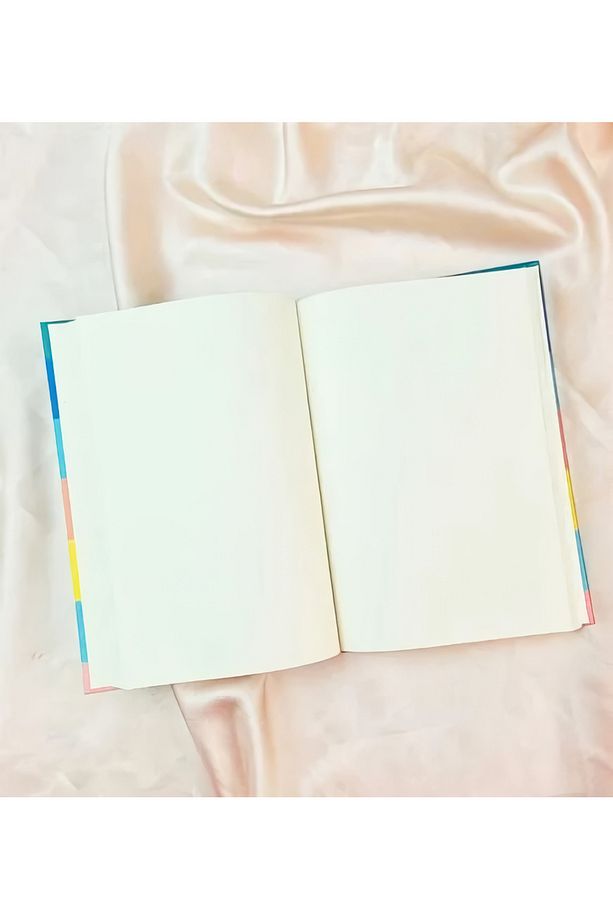 Lastikli Çizgisiz Defter - Renkli Girl Boss - 4