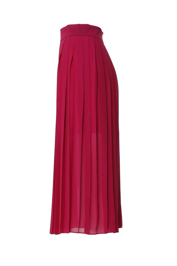 Piliseli Pembe Midi Etek - 2