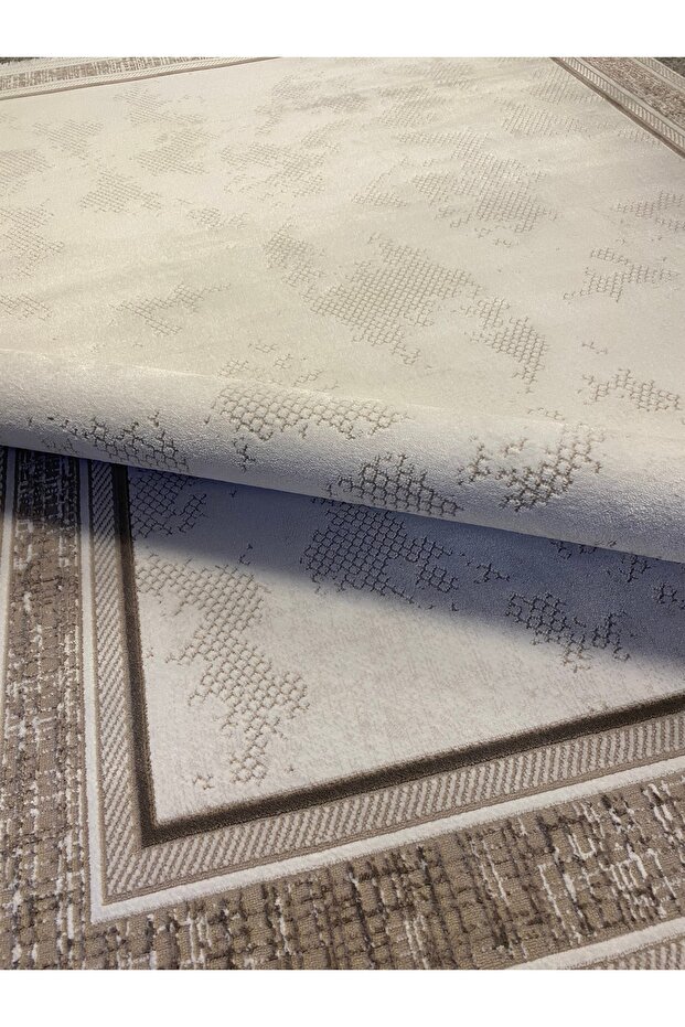 İpekli yün kalın halı - 4