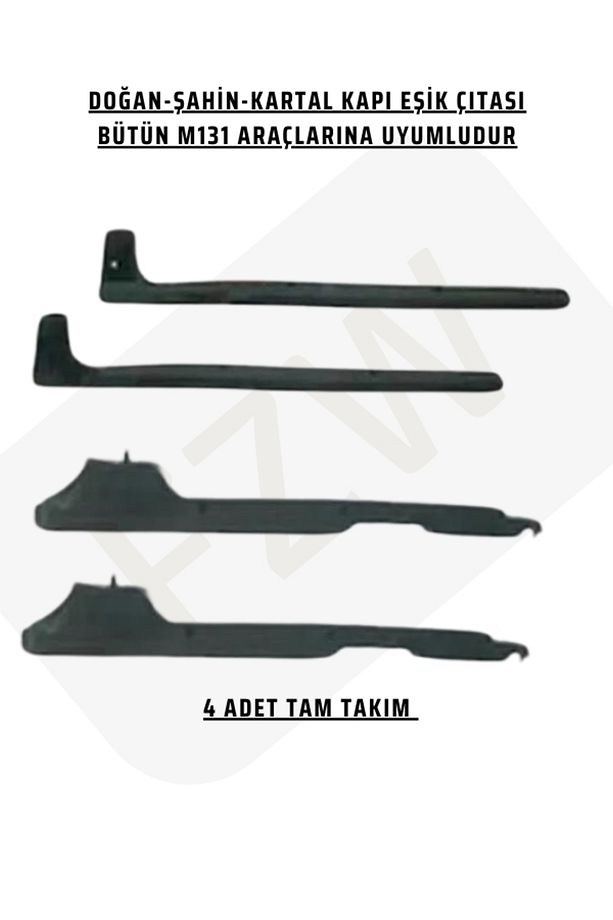TOFAŞ M131 DOĞAN ŞAHİN KARTAL KAPI EŞİK ÇITASI 4 ADET TAKIM ÖN-ARKA - 1