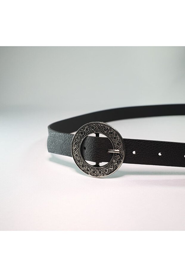 Eskitme Tokalı Basic Kemer - 5