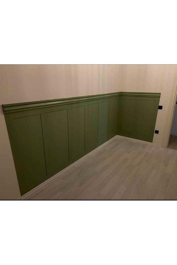Iskandinav Duvar Çıtası 1 Paket (5 ADET) 8×100 Cm Mdf Duvar Çıtası - 5