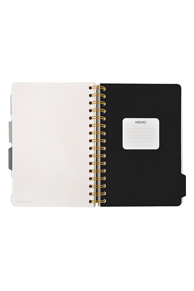 Spiral Notebook A5 with 4 Bookmarks, 30 MakeStriped, 30 MakeStriped, 30 MakeDotted, 30 MakeStraight - 8