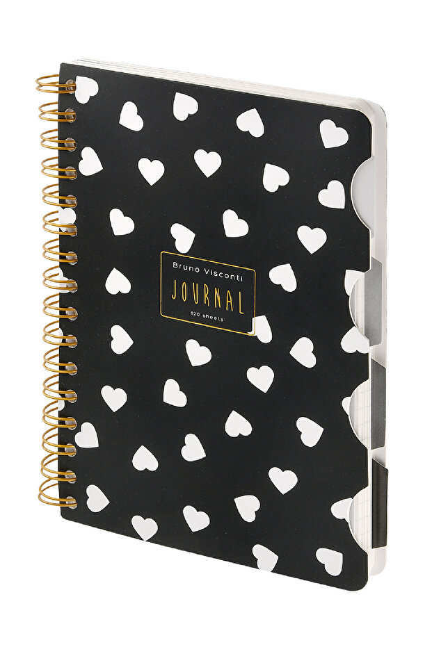 Spiral Notebook A5 with 4 Bookmarks, 30 MakeStriped, 30 MakeStriped, 30 MakeDotted, 30 MakeStraight - 2