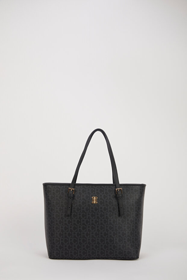 Women's Black Shoulder Bag 05PO24Y1754
