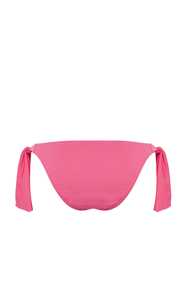 Fuşya Bağlamalı Brazilian Core Bikini Altı TBESS24BA00121 - 8