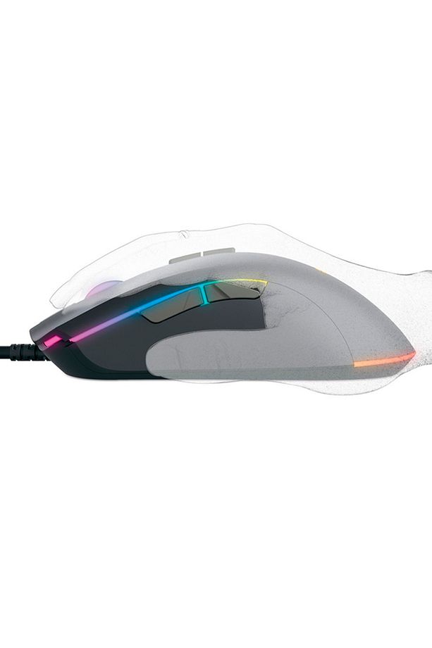 Poseidon Pmw 3325 Sensor Rgb 10.000 Dpı Gaming Oyuncu Mouse Örgü Kablo - 5