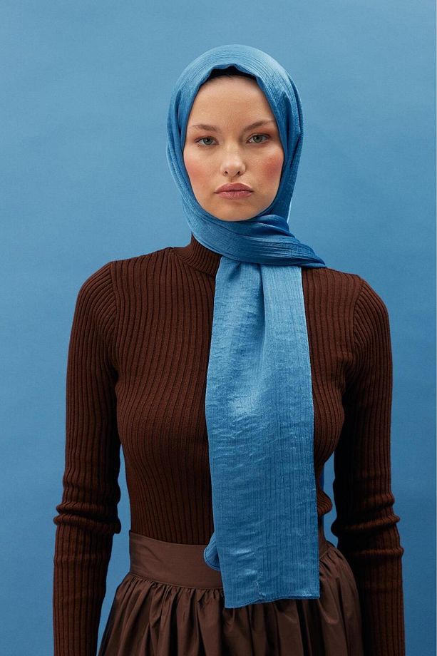 Janjan Şal - Mavi - 2