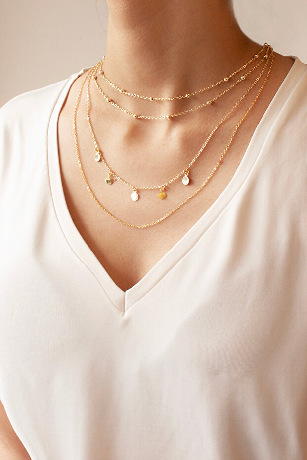 Muhte Uzun Zincir Kolye - 1