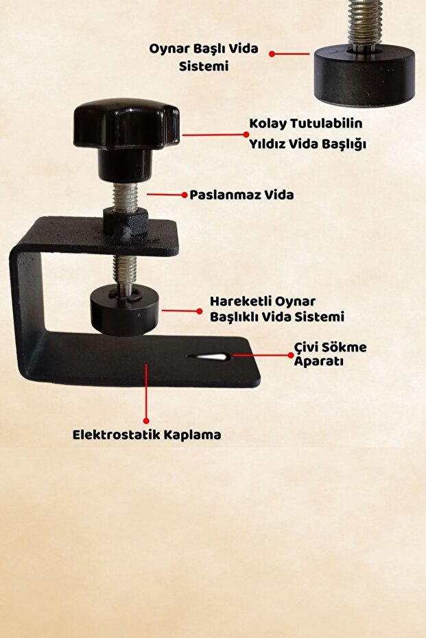 Hassas Çekmece Yüzü Bağlama Aparatı - 9