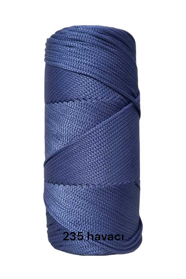 حبل مكرامية من البوليستر 200 جرام حبل مكرامية حقيبة حبل عداء حبل الحياكة رقم 4 - حبل مكرامية 1.4 ملم - 1