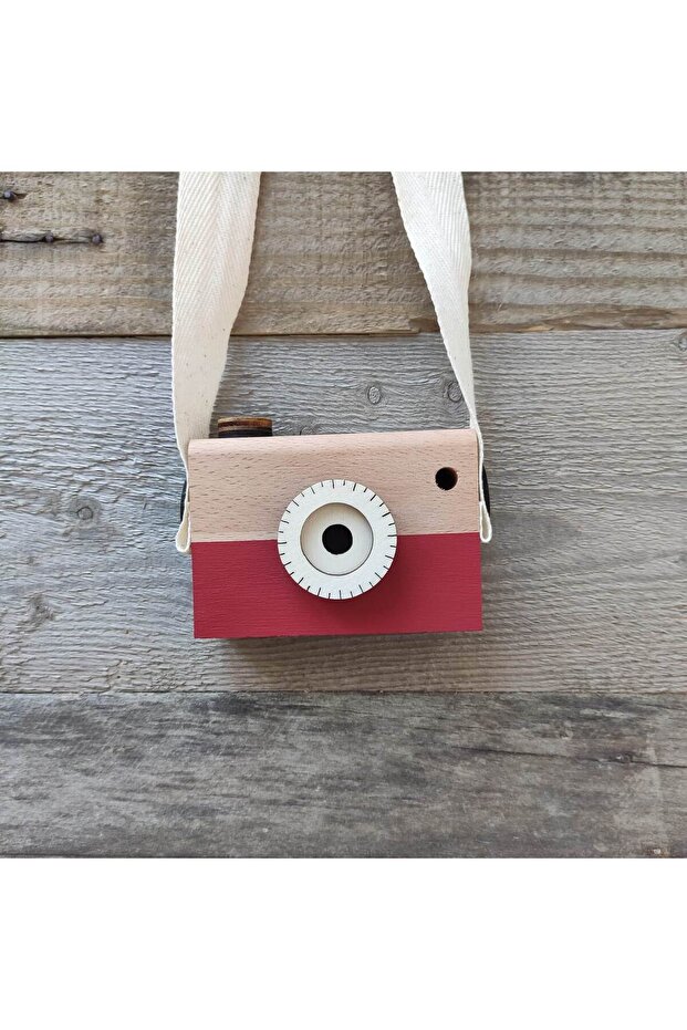Wooden Toy Waldorf Camera Educational Baby Camera Montessori 1 Piece