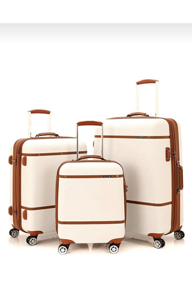 3 LÜ LÜX ABS VALİZ SETİ V209 - 1