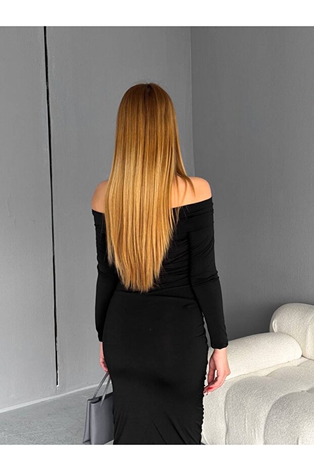 Madonna yaka Elbise - 3