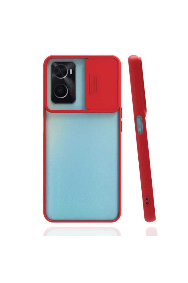 Oppo A76 - Case Slide Sliding Back Frosted Cover the Lens