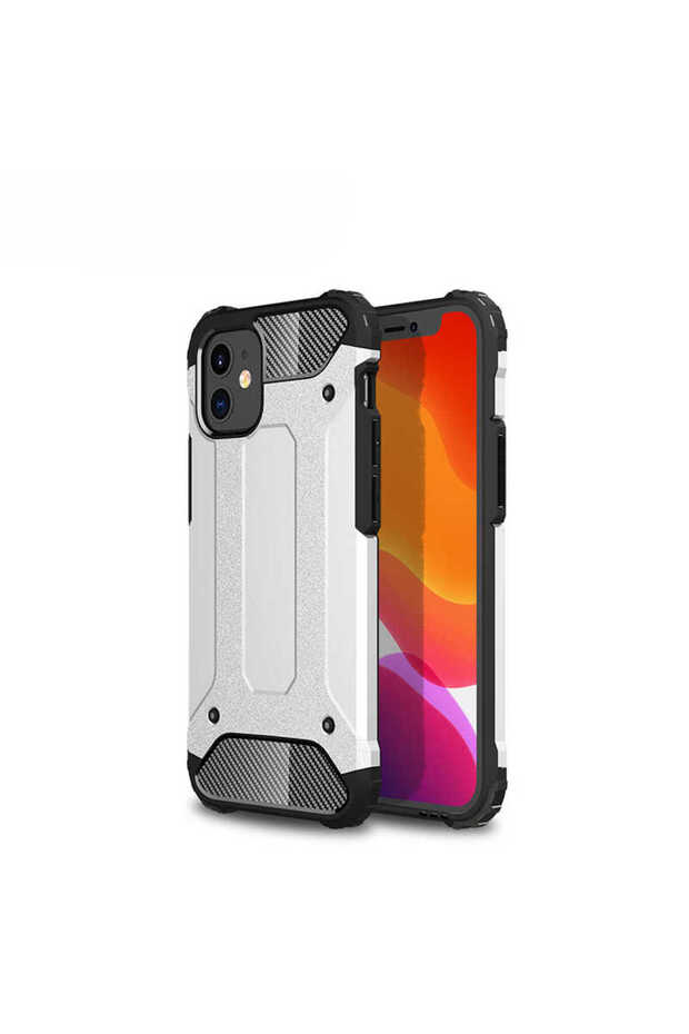 Apple iPhone 12 - Case Double Layer Armor Tank Crash Military Cover
