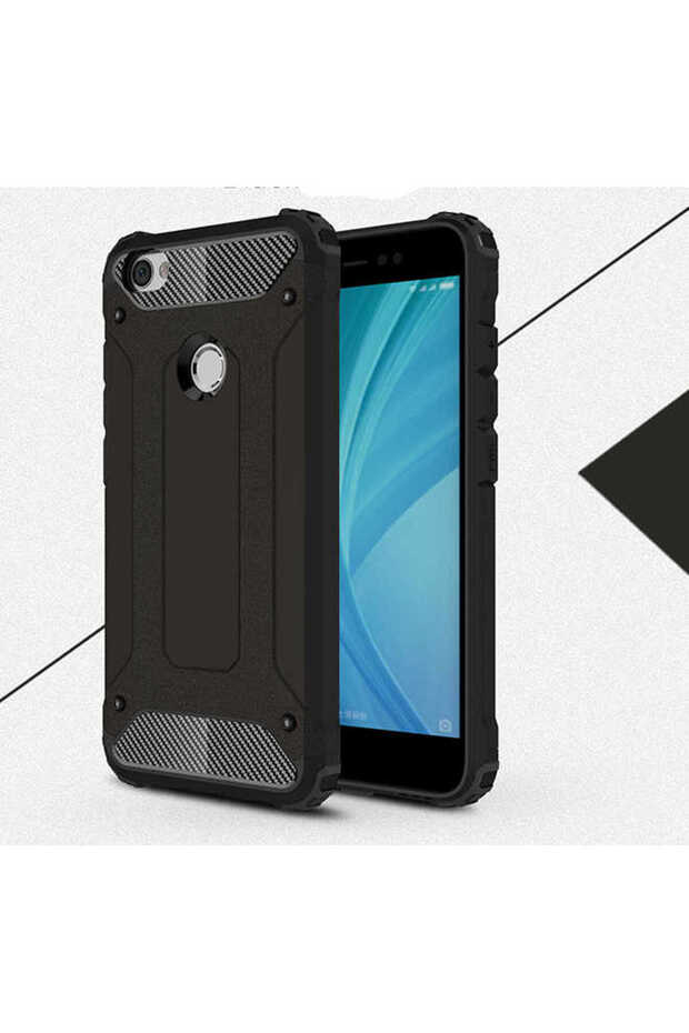 Xiaomi Redmi Note 5A - Case Dual Layer Armor Tank Crash Military Cover