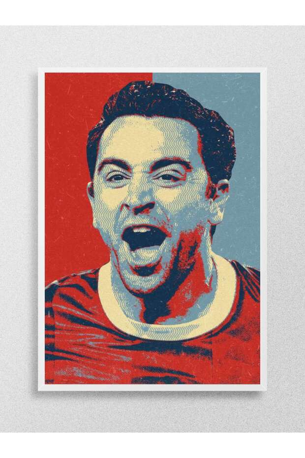 xavi Futbol Poster Çerçevesiz Yüksek Kalite Futbolcu Duvar Poster - 1