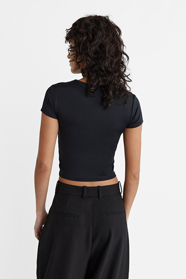 Basic poliamid t-shirt - 3