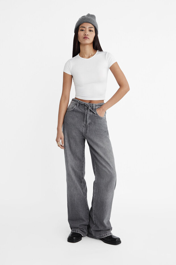 Basic poliamid t-shirt - 2