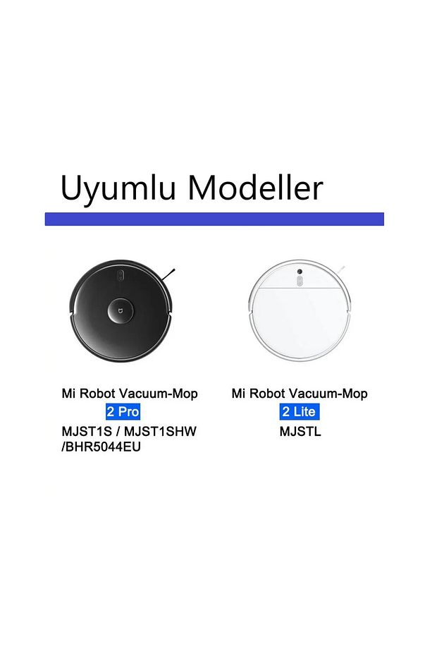 Xiaomi Mi Vacuum Mop 2 Pro MJST1S/MJST1SHW Uyumlu Robot Süpürge Fırça Filtre Seti - 3